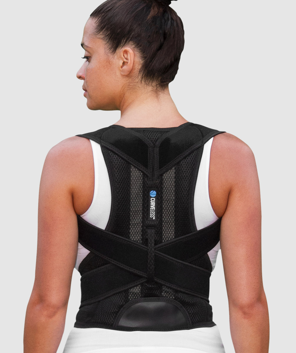 Gilet Correcteur Posture Homme - T-shirt Sans Manches Ionique - Soutien Dos - Maintien Musculaire