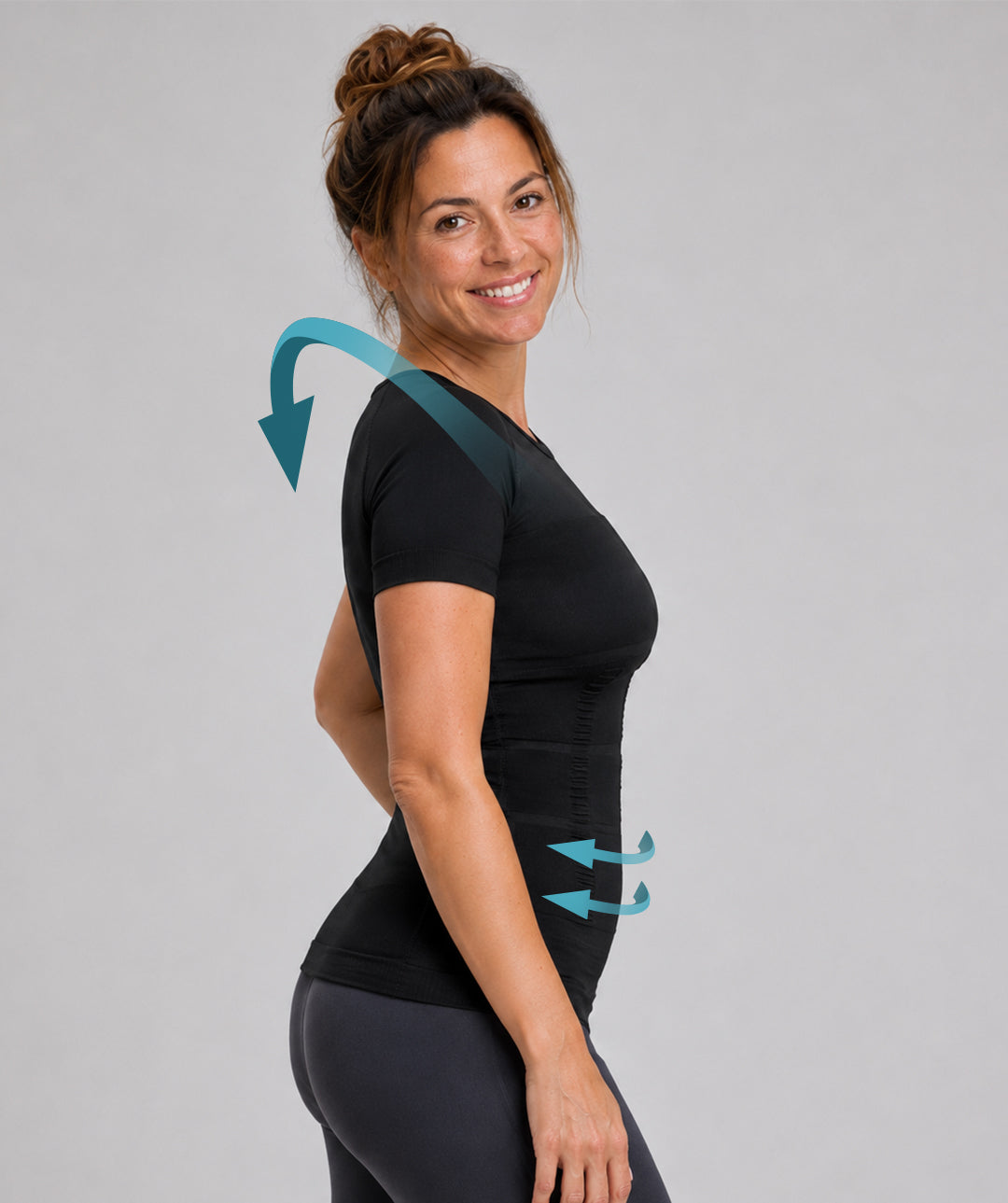 T-shirt Correcteur de Posture Femme | Curveless