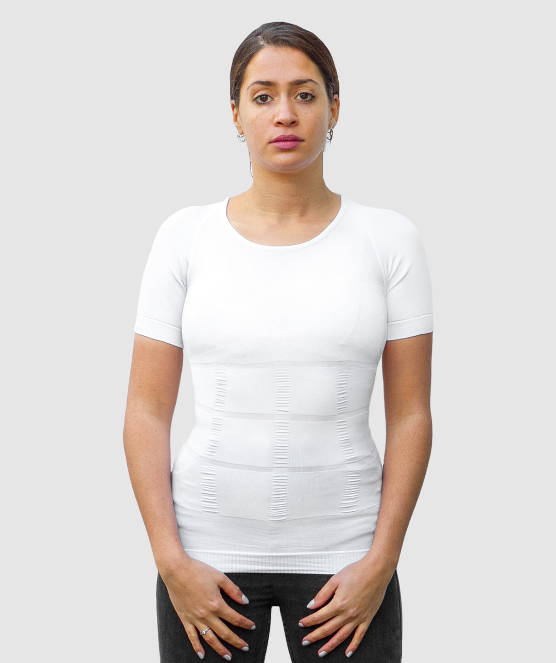 T-shirt Correcteur de Posture Femme | Curveless Smart-Shirt®