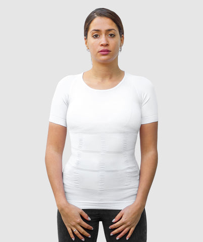 CURVELESS | Smart-Shirt Femme Blanc