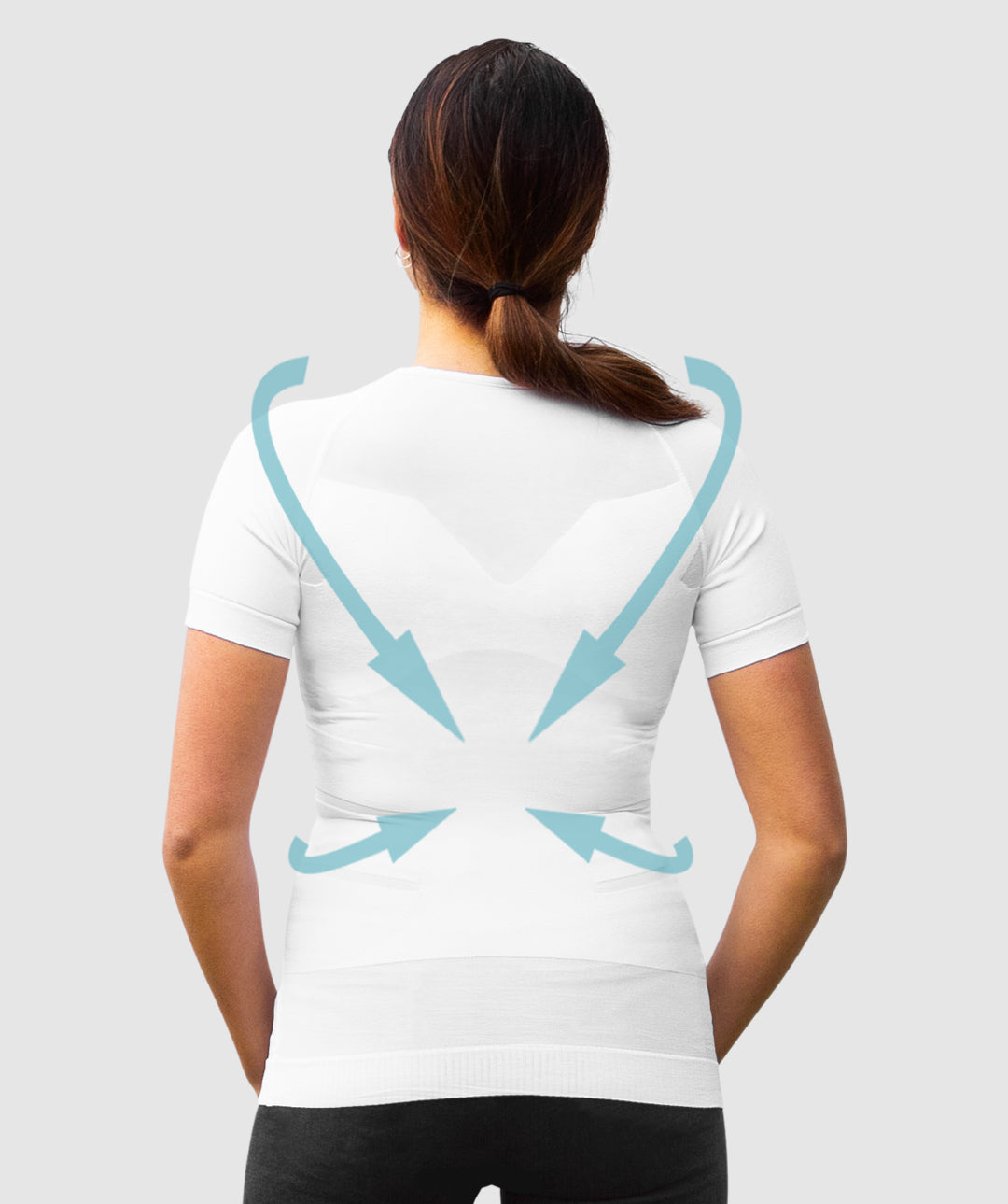 schéma tenseurs t-shirt posture curveless femme
