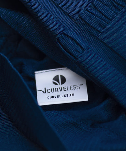 CURVELESS | Smart-Shirt Femme Bleu