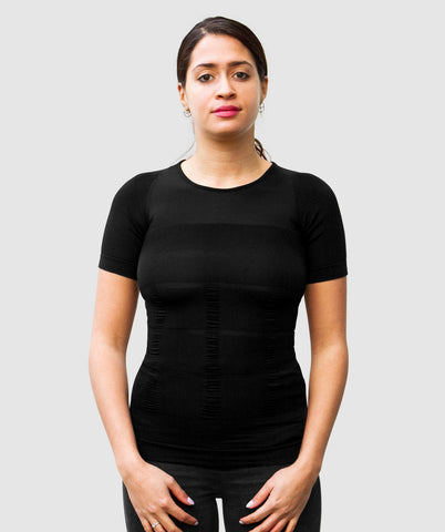 CURVELESS | Smart-Shirt Femme Noir