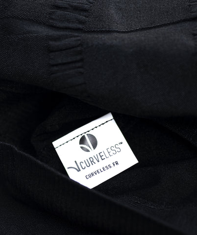 CURVELESS | Smart-Shirt Homme Noir