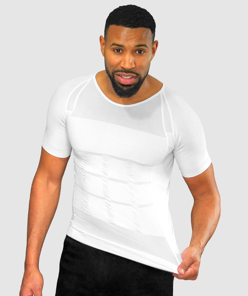 CURVELESS | Smart-Shirt Homme Blanc