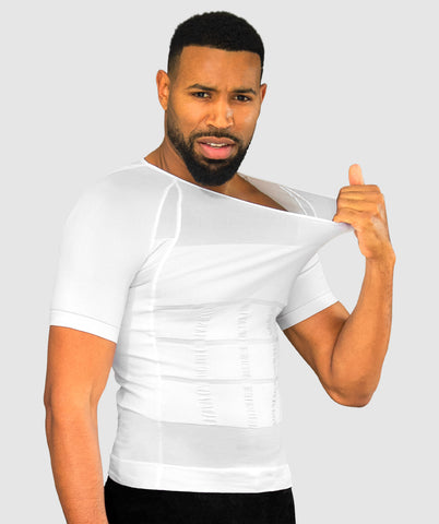 T-shirt de Compression Homme, Soutien du Dos