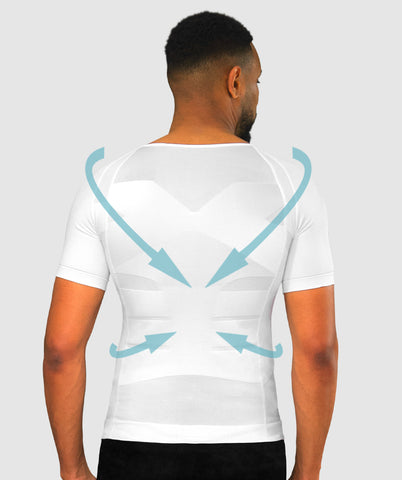 CURVELESS | Smart-Shirt Homme Blanc