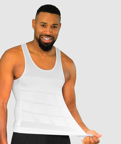 CURVELESS | Smart-Shirt Lite Homme Blanc