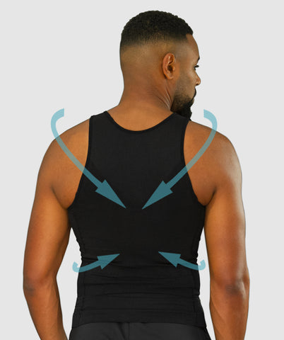 CURVELESS | Smart-Shirt Lite Homme Noir