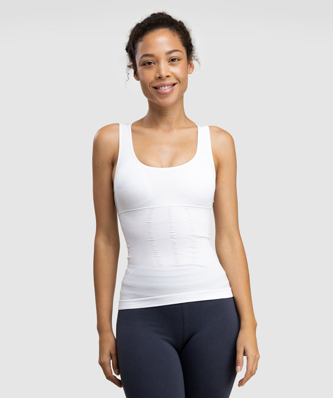 débardeur compression femme blanc correcteur posture