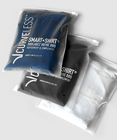 CURVELESS | Smart-Shirt Homme Blanc